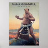 JAPAN SUMO STEAMSHIP REISE c. 1915 Poster (Vorne)