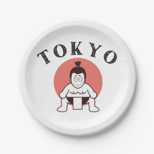 Japan Sumo Tokio - Sohn der Sonne Pappteller