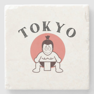 Japan Sumo Tokio - Sohn der Sonne Steinuntersetzer