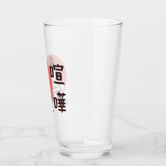 Japan Sumo, Tokio - Traditionelles japanisches Sum Glas (Links)