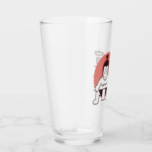 Japan Sumo, Tokio - Traditionelles japanisches Sum Glas (Rechts)