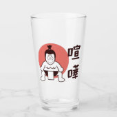 Japan Sumo, Tokio - Traditionelles japanisches Sum Glas (Vorderseite)