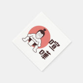 Japan Sumo, Tokio - Traditionelles japanisches Sum Serviette (Ecke)