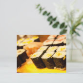 Japan Sushi Postcard Postkarte (Stehend Vorderseite)