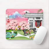 Japan-Szene Mousepad (Mit Mouse)