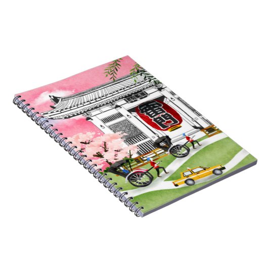 Japan-Szene Notizblock (Rechte Seite)