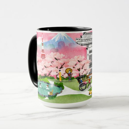 Japan-Szene Tasse (Vorderseite Links)