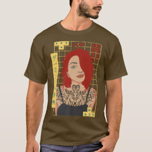 Japan Tattoo Tattoed Gamer Girl Anime Gaming WASD T-Shirt