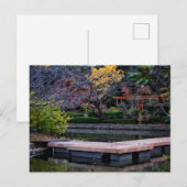 Japan-Teich Feiertagspostkarte (Vorne/Hinten)
