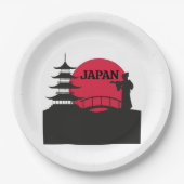 Japan Teller aus Papier (Vorderseite)