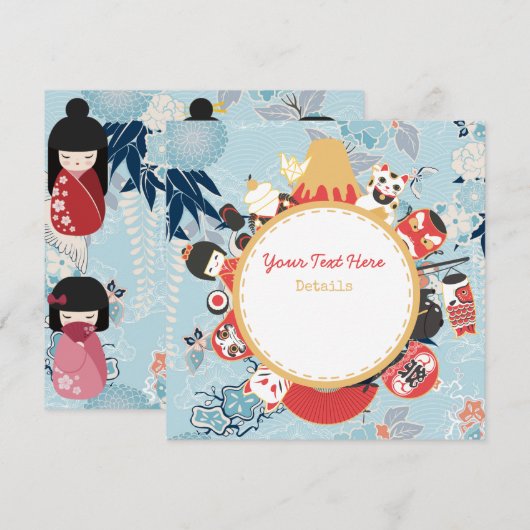 Japan-Thema Save The Date (Vorne/Hinten)