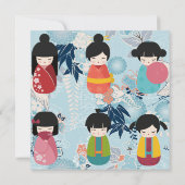Japan-Thema Save The Date (Rückseite)