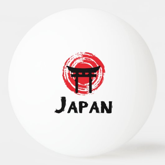 Japan Tischtennisball (Vorderseite)
