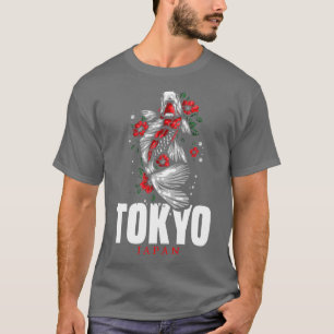 Japan Tokio Japanisch Koi p Nishikigoi Fisch 2 T-Shirt