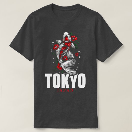 Japan Tokio Japanisch Koi p Nishikigoi Fisch 2 T-Shirt (Design vorne)