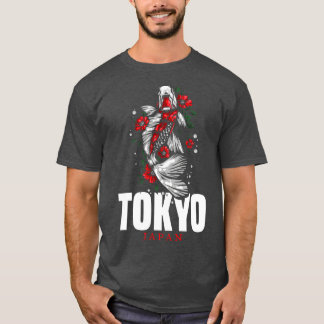 Japan Tokio Japanisch Koi p Nishikigoi Fisch 2 T-Shirt