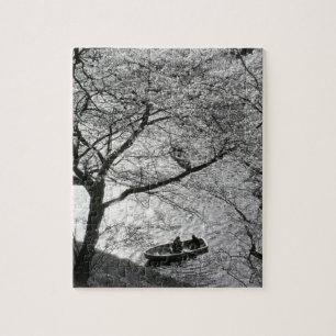 Japan, Tokio. Kirschblüten im Kaiserlichen Puzzle
