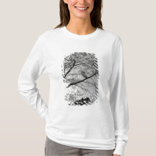 Japan, Tokio. Kirschblüten im Kaiserlichen T-Shirt