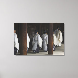 Japan, Tokio, Meiji-Schrein-Herbstfestival Leinwanddruck