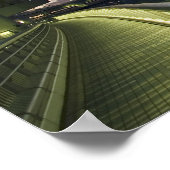 Japan. Tokio. Rainbow Bridge in Tokyo Bay. Poster (Ecke)