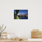 Japan. Tokio. Rainbow Bridge in Tokyo Bay. Poster (Küche)