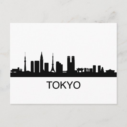 Japan Tokio Skyline - Tokio Skyline Postkarte (Vorderseite)