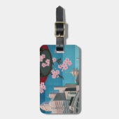 Japan Tokio Vintages japanisches Reiseplakat Gepäckanhänger (Vorderseite vertikal)