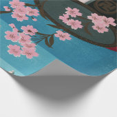 Japan Tokio Vintages japanisches Reiseplakat Geschenkpapier (Ecke)