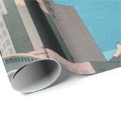 Japan Tokio Vintages japanisches Reiseplakat Geschenkpapier (Rolleneckpunkt)