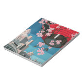 Japan Tokio Vintages japanisches Reiseplakat Notizblock (Rotiert)