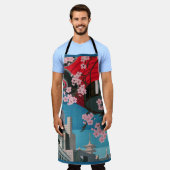 Japan Tokio Vintages japanisches Reiseplakat Schürze (Getragen)