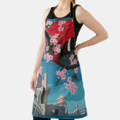 Japan Tokio Vintages japanisches Reiseplakat Schürze (InSitu)