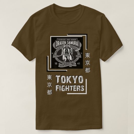 Japan Tokyo Fighter Style Samurai Warrior Top (2) (Design vorne)