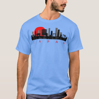 Japan Tokyo Skyline Drawing Art T-Shirt