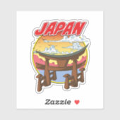 Japan Tori Aufkleber (Blatt)