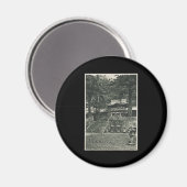Japan Toshogu Shrine Nikko Magnet (Vorderseite/Rückseite)