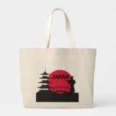 Japan Tote Tag Jumbo Stoffbeutel (Rückseite)