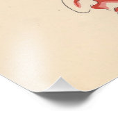 Japan - Traditionelle Kabuki - Rot4 - Fotodruck (Ecke)