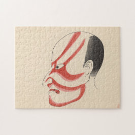 Japan - Traditionelle Kabuki - Rot4 - Puzzle