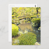 Japan - Traditioneller japanischer Garten Postkarte (Vorne/Hinten)