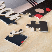 Japan Train Vintage Reiseplakat. Puzzle (Seite)