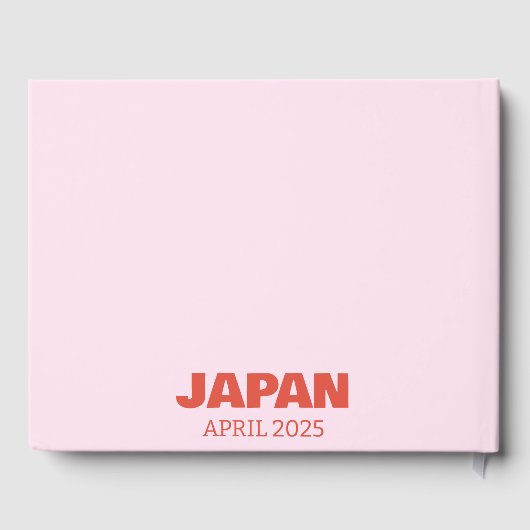 Japan travel coffee table book gästebuch (Rückseite)