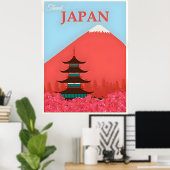 Japan Travel Poster (Heimbüro)