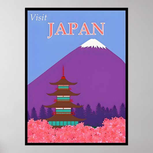 Japan Travel Poster (Vorne)