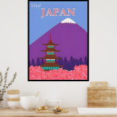 Japan Travel Poster (Küche)