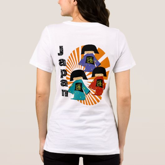 Japan Tri-Blend Shirt (Rückseite)