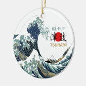 Japan-Tsunami 2011 Keramikornament (Links)
