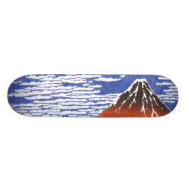 japan ukiyoe mt-fuji skateboard