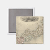 Japan und Korea Magnet (Vorderseite/Rückseite)