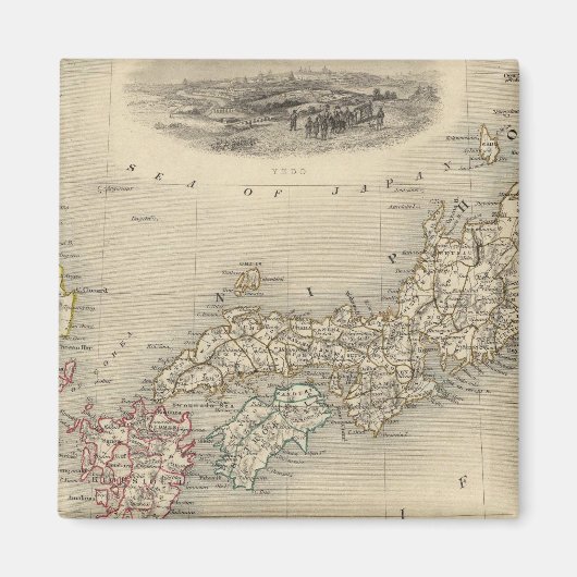 Japan und Korea Magnet (Vorne)